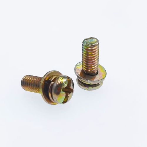 十一字槽機螺釘彈墊組合