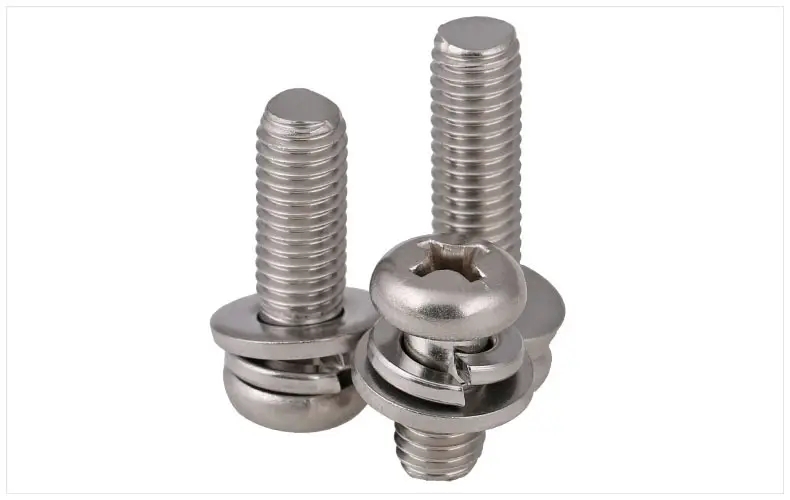 十字槽機螺釘平彈墊組合